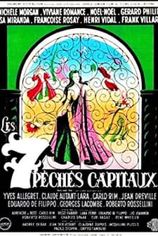 Les Sept Péchés Capitaux (1952) afişi