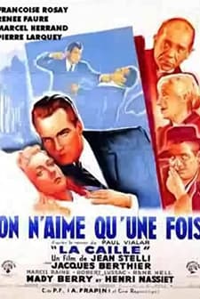 On N'aime Qu'une Fois (1950) afişi