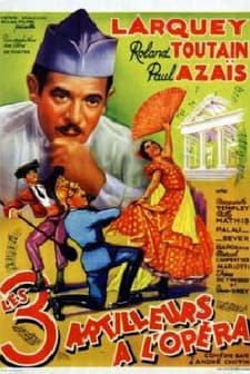 Trois Artilleurs à L'opéra (1938) afişi