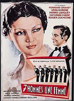 Sept Hommes, Une Femme (1936) afişi