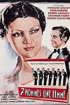 Sept Hommes, Une Femme (1936) afişi