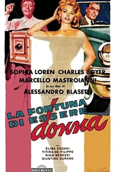 La Fortuna Di Essere Donna (1956) afişi