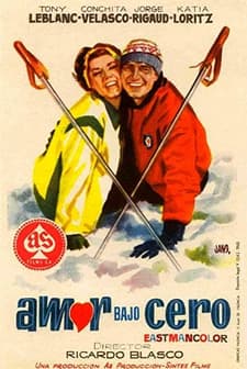 Amor Bajo Cero (1960) afişi