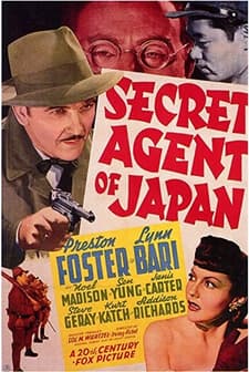 Secret Agent Of Japan (1942) afişi