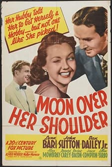 Moon Over Her Shoulder (1941) afişi