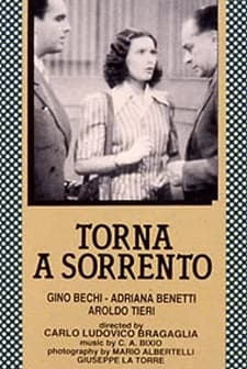 Torna A Sorrento (1945) afişi