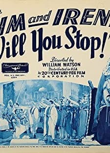 Will You Stop! (1937) afişi
