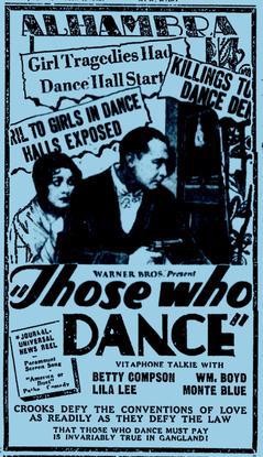 Those Who Dance (1930) afişi