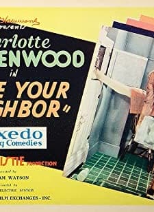 Love Your Neighbor (1930) afişi