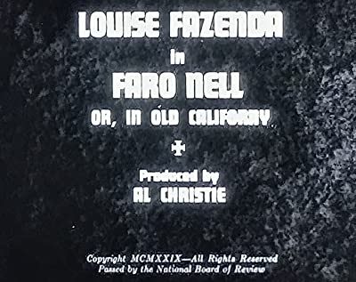 Faro Nell (1929) afişi