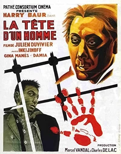 La Tête D'un Homme (1933) afişi