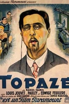 Topaze (1933) afişi