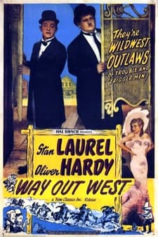 Way Out West (1937) afişi