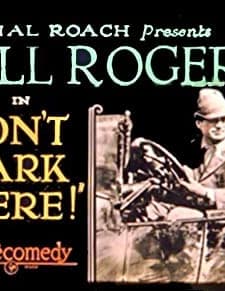 Don't Park There (1924) afişi