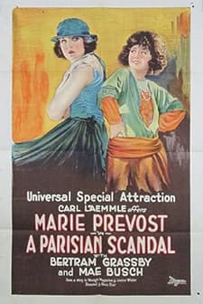 A Parisian Scandal (1921) afişi