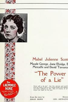 The Power Of A Lie (1922) afişi