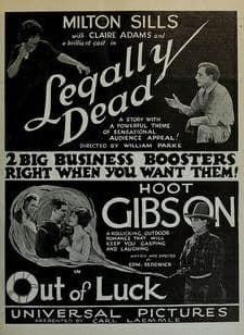 Legally Dead (1923) afişi