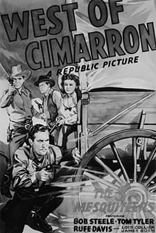 West Of Cimarron (1941) afişi