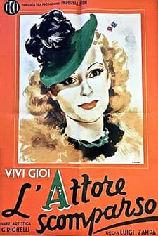 L'attore Scomparso (1941) afişi