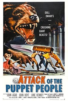 Attack Of The Puppet People (1958) afişi
