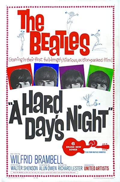 A Hard Day's Night (1964) afişi