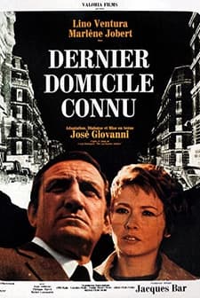 Dernier Domicile Connu (1970) afişi