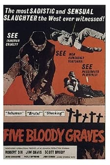 Five Bloody Graves (1969) afişi