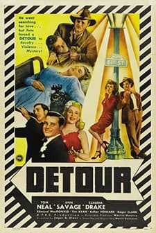 Detour (1945) afişi