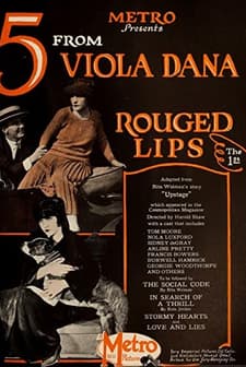 Rouged Lips (1923) afişi