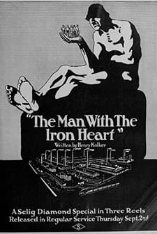 The Man with the Iron Heart (1915) afişi
