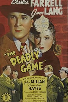 The Deadly Game (1941) afişi