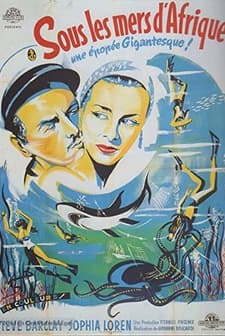 Africa sotto i mari (1953) afişi