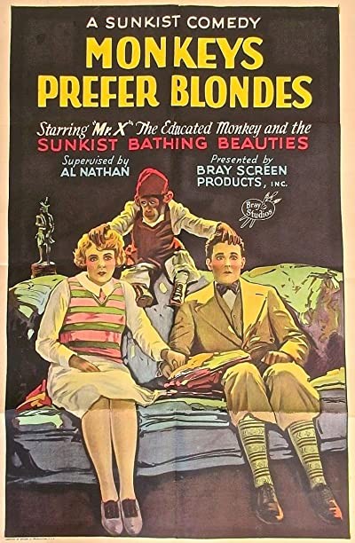 Monkeys Prefer Blondes (1926) afişi