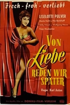 Von Liebe Reden Wir Später (1953) afişi