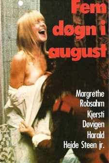 Fem Døgn I August (1973) afişi