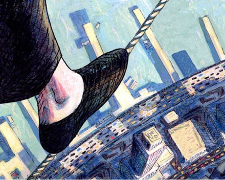 The Man Who Walked Between The Towers fotoğrafı