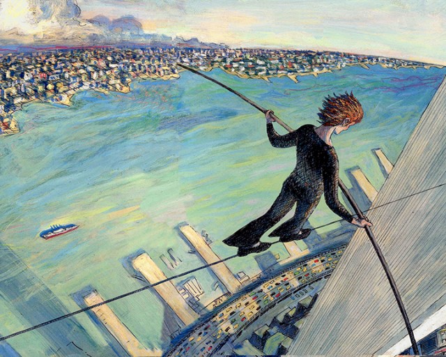 The Man Who Walked Between The Towers fotoğrafı