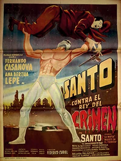 Santo Contra El Rey Del Crimen (1962) afişi