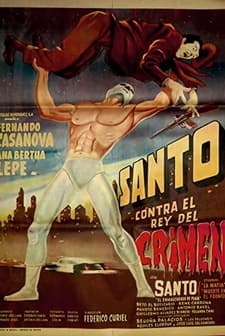 Santo Contra El Rey Del Crimen (1962) afişi
