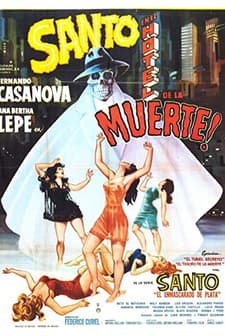 Santo En El Hotel De La Muerte (1963) afişi