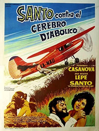 Santo Contra El Cerebro Diabólico (1963) afişi