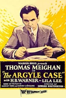 The Argyle Case (1929) afişi