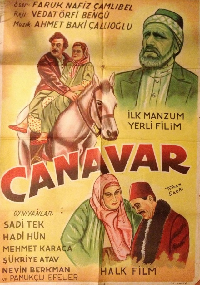 Canavar (1948) afişi