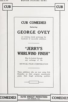 Jerry's Whirlwind Finish (1917) afişi