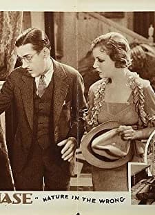 Nature In The Wrong (1933) afişi