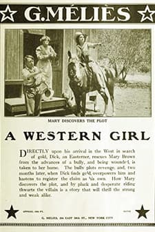 A Western Girl (1911) afişi
