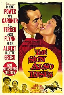 Güneş De Doğar (1957) afişi