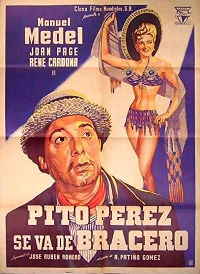 Pito Pérez Se Va De Bracero (1948) afişi