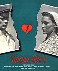 Trudna Milosc (1954) afişi