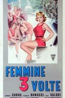 Femmine Tre Volte (1957) afişi